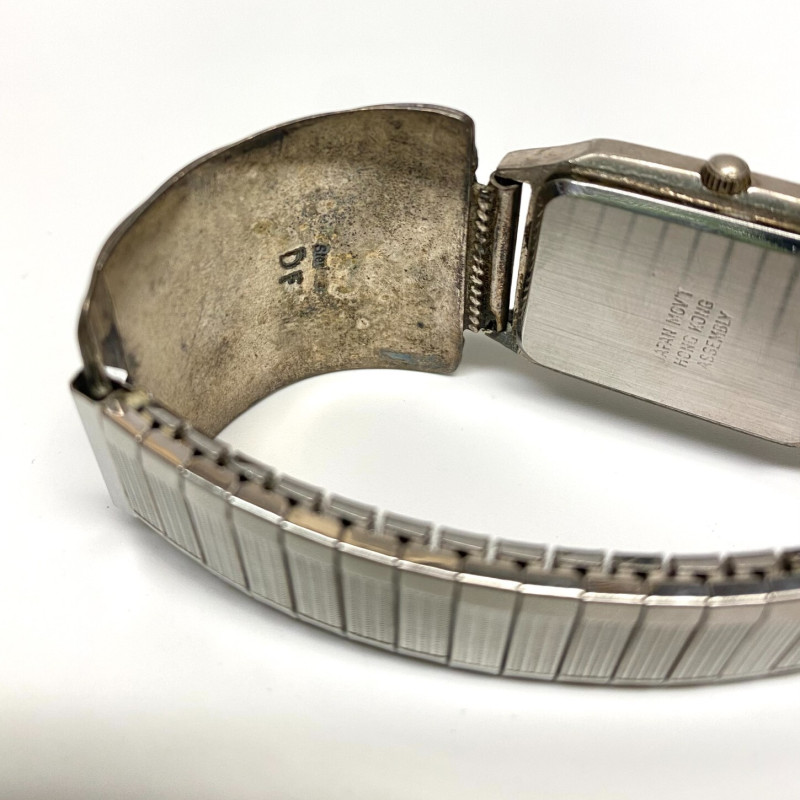 Sterling Silver and Turquoise Arenix Watch Japan Movement Sterling Silver and Turquoise Arenix Watch Japan Movement