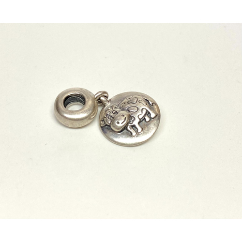 Sterling Silver Retired Pandora Year of the Cow Chinese Zodiac Charm CAT RESCUE Sterling Silver Retired Pandora Year of the Cow Chinese Zodiac Charm CAT RESCUE