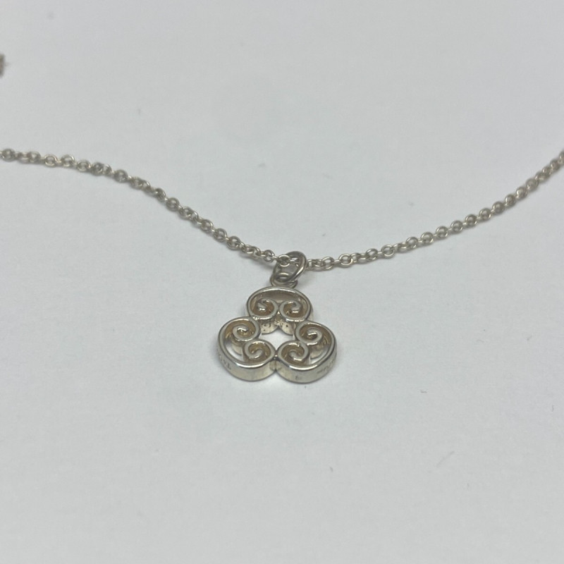 Tiffany & Co. Sterling Silver Paloma Picasso Triplo Goldini Necklace 16" Chain Tiffany & Co. Sterling Silver Paloma Picasso Triplo Goldini Necklace 16" Chain