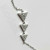 Shashi Sterling Silver Triangular Shaped Studded Bracelet Shashi Sterling Silver Triangular Shaped Studded Bracelet