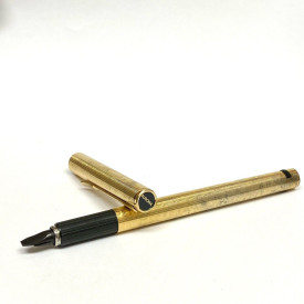 5 1/2 in Gold Plated Pen For refill 