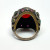 Vintage Men's Silver Ring With Agat, White Sapphire, Ruby, Emerald Vintage Men's Silver Ring With Agat, White Sapphire, Ruby, Emerald