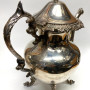 Antique Silver On Copper Large Teapot