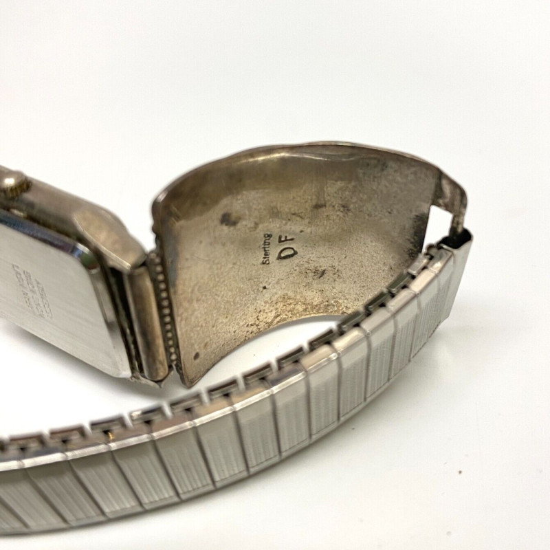 Sterling Silver and Turquoise Arenix Watch Japan Movement Sterling Silver and Turquoise Arenix Watch Japan Movement
