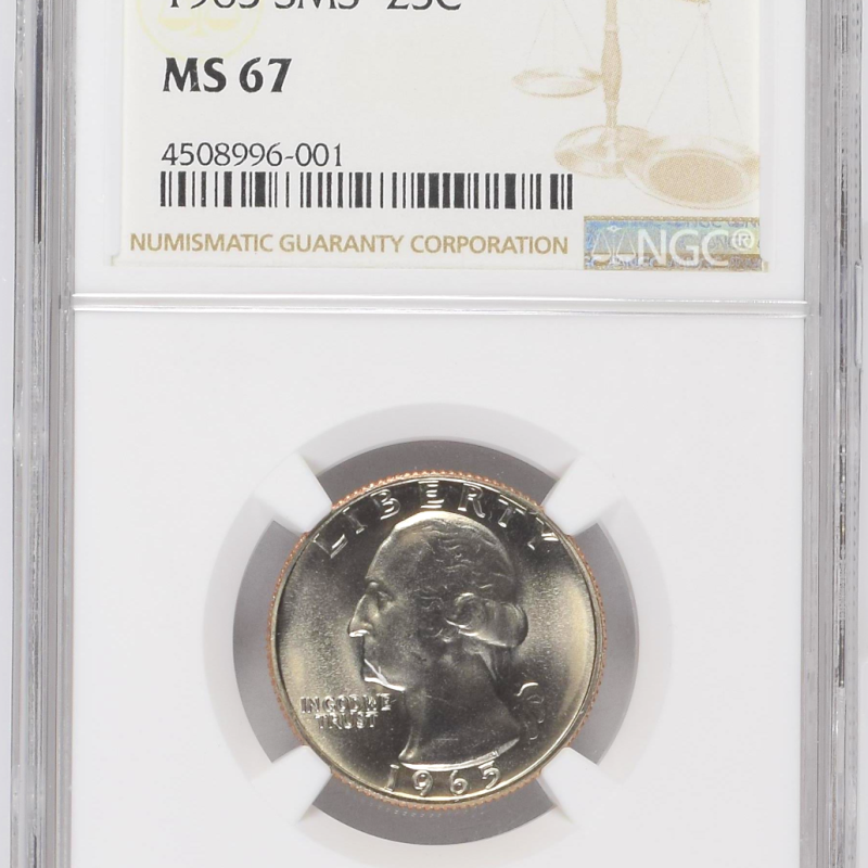 NGC 1965 SMS George Washington 25c MS 67 NGC 1965 SMS George Washington 25c MS 67