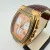 Techno Mania Pink Gold Chronograph Stainless Steel Watch Real Diamonds