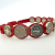 St. Benedict Medal on Adjustable Red Cord Bracelet – 7 Inches adjustable size