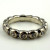 Pandora ALE Sterling Silver Hope CZ Stackable Band Ring Size 9