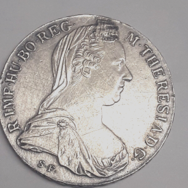 1780 M Theresia  D.G. Austrian Silver Coin  R.IMP.HU.BO.REG.