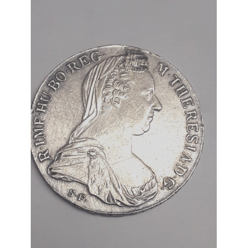 1780 M Theresia  D.G. Austrian Silver Coin  R.IMP.HU.BO.REG.