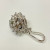 Silver Clip-On Earrings CZ and Faux Perl