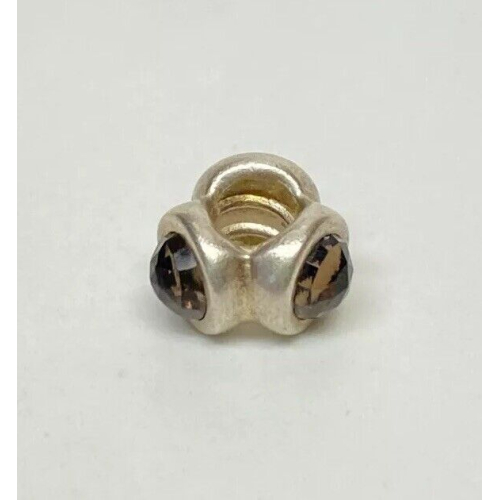 Pandora 925 ALE SILVER SMOKY QUARTZ NATURAL LIGHT CHARM - 790351SQ Pandora 925 ALE SILVER SMOKY QUARTZ NATURAL LIGHT CHARM - 790351SQ