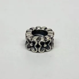 Retired PANDORA ALE 925 Sterling Silver Aloha Flower Spacer 790498 Bead Charm