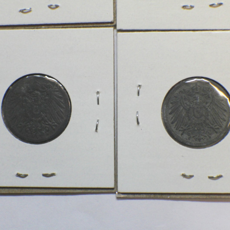 1861-1917 20 Pieces of Collection Coins Great Britian Victorian & GERMAN EMPIRE