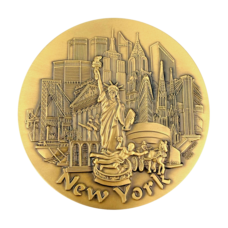 2002 A.N.A. BRONZE Convention Medal 111th - New York, Annual Convention