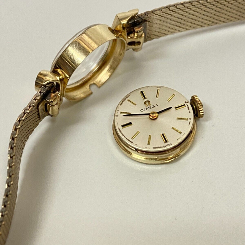 Vintage Omega Ladies Wrist Watch 14K Gold, 10K GF Band WORKING -17 Jewels Vintage Omega Ladies Wrist Watch 14K Gold, 10K GF Band WORKING -17 Jewels