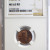 1953 D NGC 1C LINCOLN WHEAT PENNY MS 62 RD  1953 D NGC 1C LINCOLN WHEAT PENNY MS 62 RD