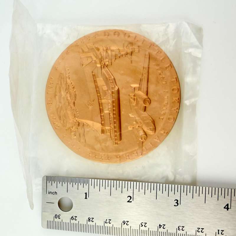U.S. Mint Doolittle Tokyo Raiders First Strike Bronze Medal 3” inch 2014