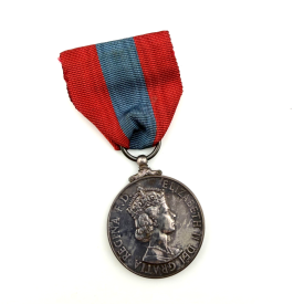 Imperial Service Medal to Harry Ambridge, Elizabeth II issue in Official case