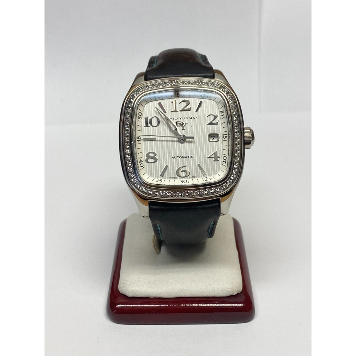 DAVID YURMAN WHITE DIAMOND BEZEL 41mm AUTOMATIC WATCH