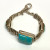 Vintage 925 Sterling Silver Bracelet with Turquoise stomnes