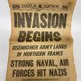 JUNE 6, 1944 D-DAY NEW YORK DAILY NEWS ICONIC NEWSPAPER RARE