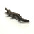 Sterling Silver Marcasite Lizard Alligator Figural Pin Brooch