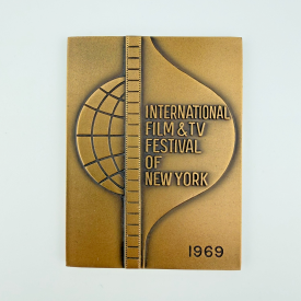 1969 Bronze Medal International Film & TV Festival of New York by Medalucart.co