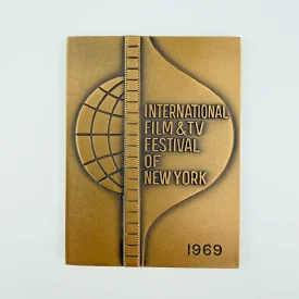 1969 Bronze Medal International Film & TV Festival of New York by Medalucart.co