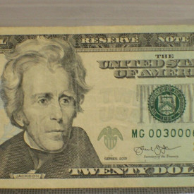 $20 2013 United States Of America  Fancy Serial MG00 300 60E