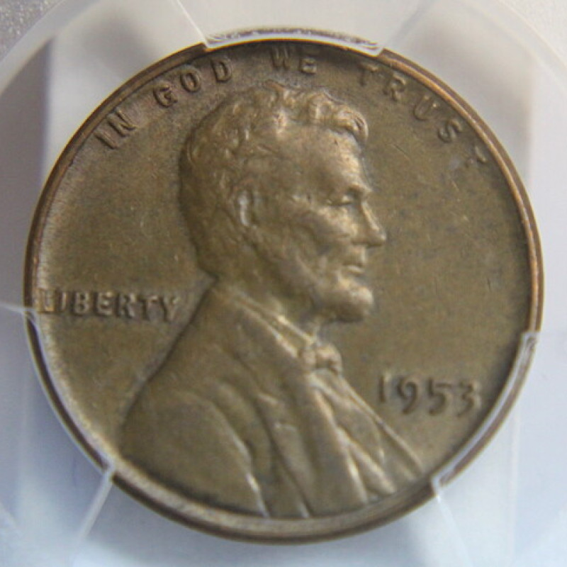 1953 PCGS AU 50 LINCOLN WHEAT PENNY 1C  1953 PCGS AU 50 LINCOLN WHEAT PENNY 1C