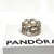 Pandora Circle Of Friends Ring Sz 6.5 Champagne CZ Stones with Box