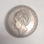 1938 Wilhelmina Koningin der Nederlanden 25 Cent Silver Coin