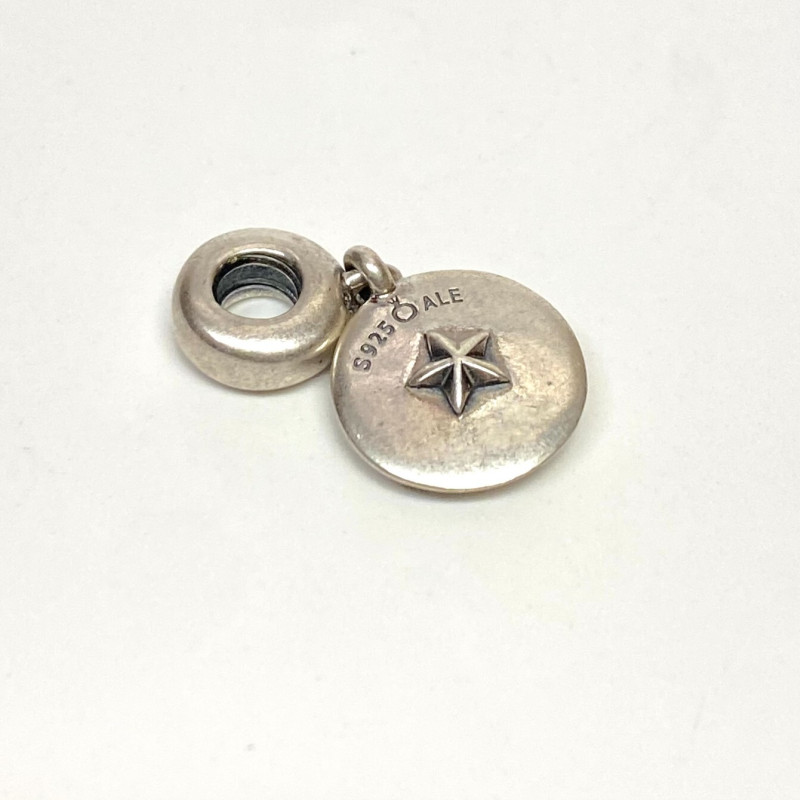 Sterling Silver Retired Pandora Year of the Cow  Chinese Zodiac Charm CAT RESCUE