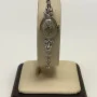 Rolex Ladies 14k SOLID WHITE GOLD Dress with Diamonds 1950s