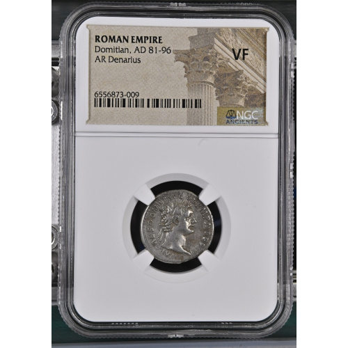 ROMAN EMPIRE  Domitian, AD 81-96  AR Denarius