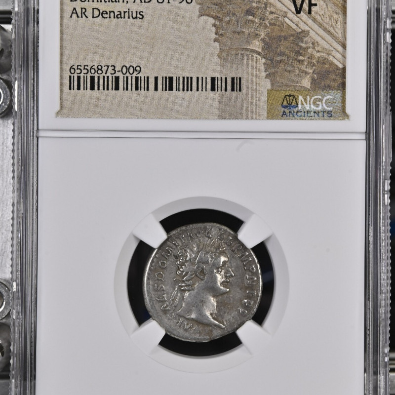 ROMAN EMPIRE  Domitian, AD 81-96  AR Denarius