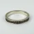 Anna Sui Marcasite Sterling Silver Band Ring Size 7