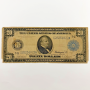 1914 $20 Large Federal Reserve Note Blue Seal, Double 22, Serial G28254822A