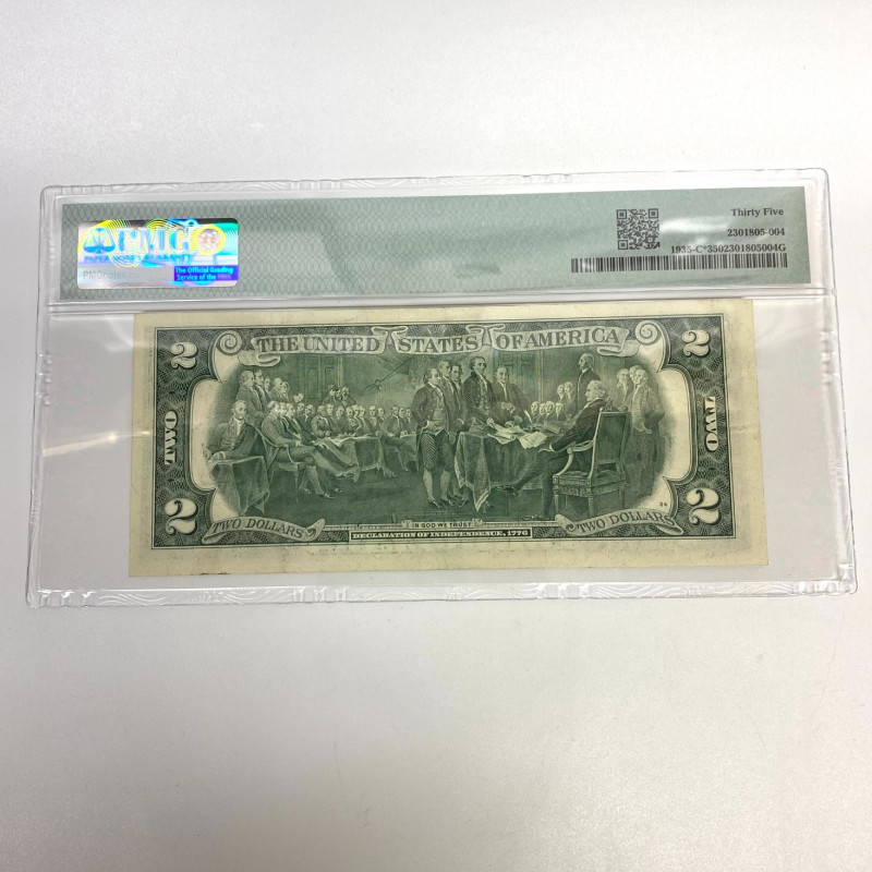 Fr 1935-C* (C* Block) $2 1976 FRN Philadelphia PMG 35 Star Note 00565014*