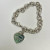 Tiffany&Co Sterling Silver Return To Tiffany Heart Tag Bracelet