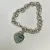 Tiffany&Co Sterling Silver Return To Tiffany Heart Tag Bracelet
