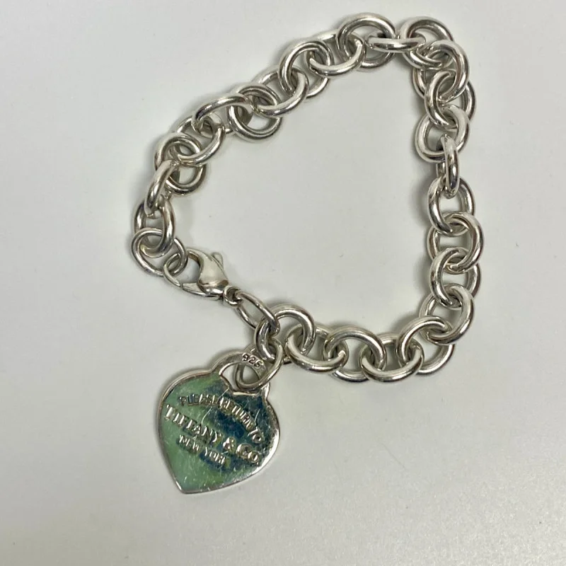 Tiffany&Co Sterling Silver Return To Tiffany Heart Tag Bracelet