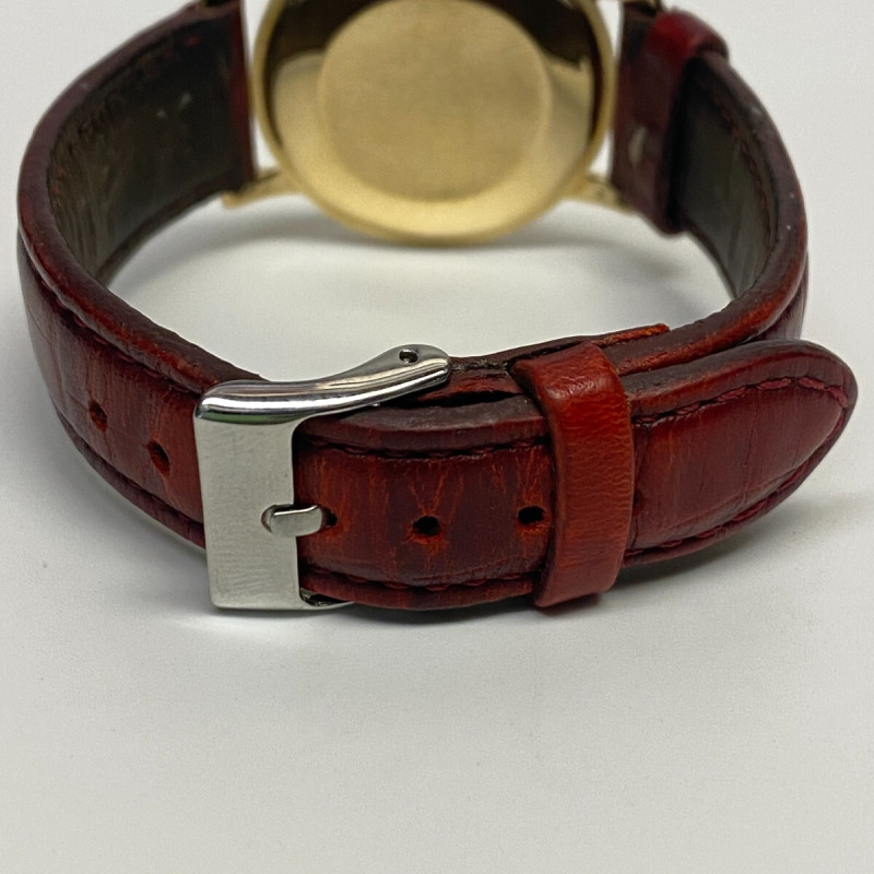 Vintage IWC SCHAFFHAUSEN 18k Yellow Gold Wristwatch 33.5mm