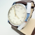 Vintage Waltham 17 Jewel Mechanical Watch Swiss Linen Dial Men's Leather Band