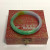 Chinese Russet Pale Mottled Soft Green Jade Bangle Bracelet 57 mm Chinese Russet Pale Mottled Soft Green Jade Bangle Bracelet 57 mm