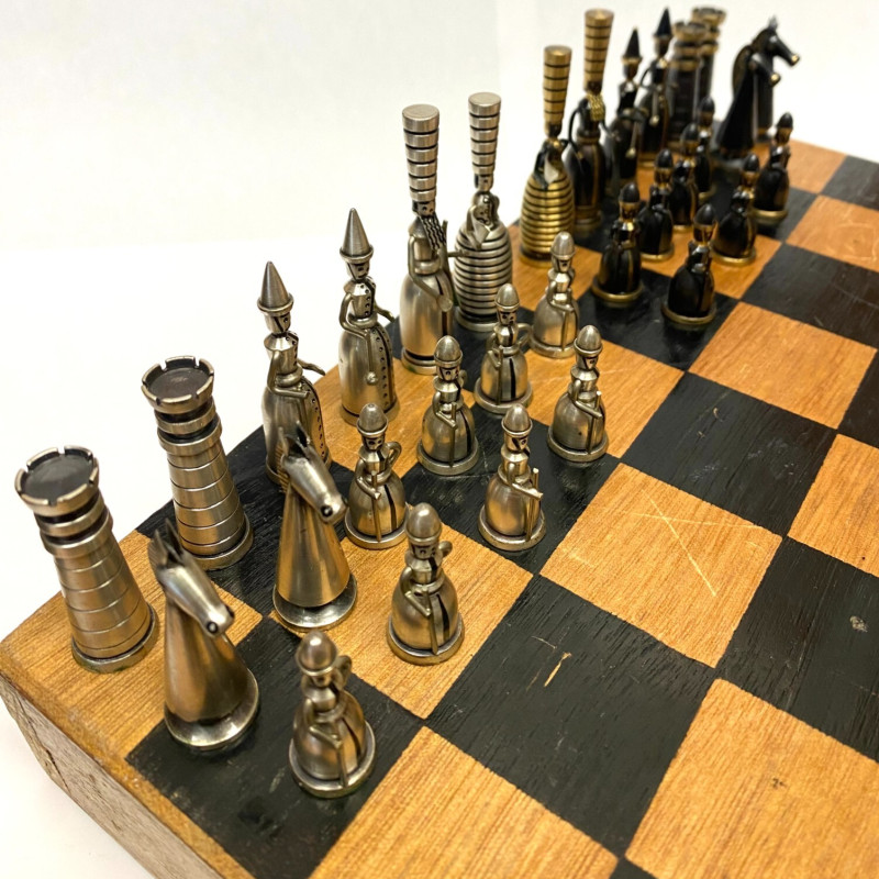 Collection of 31 Vintage Israel by Hans Teppich Artist Judaica Bronze Figurines