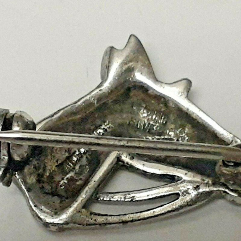 Alice Caviness Sterling Silver Designer Horse Pin Brooch Alice Caviness Sterling Silver Designer Horse Pin Brooch