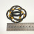 Antique Japanese Tsuba - Iron Sword Guard with Gold Inlay - Pinecone Motif Antique Japanese Tsuba - Iron Sword Guard with Gold Inlay - Pinecone Motif