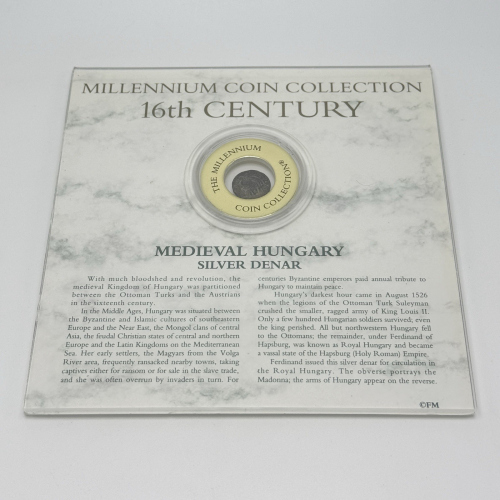 Millennium Coin Collection 16th Century Medieval Hungary Silver Denar Ferdinand Millennium Coin Collection 16th Century Medieval Hungary Silver Denar Ferdinand